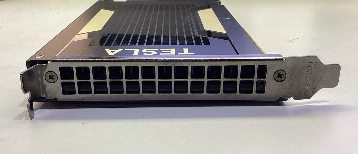 Tesla NVIDIA V100 16GB FHHL PCIE 1290 MHz 5120 Cores **Best for AI/ML** See Pics|267256168764