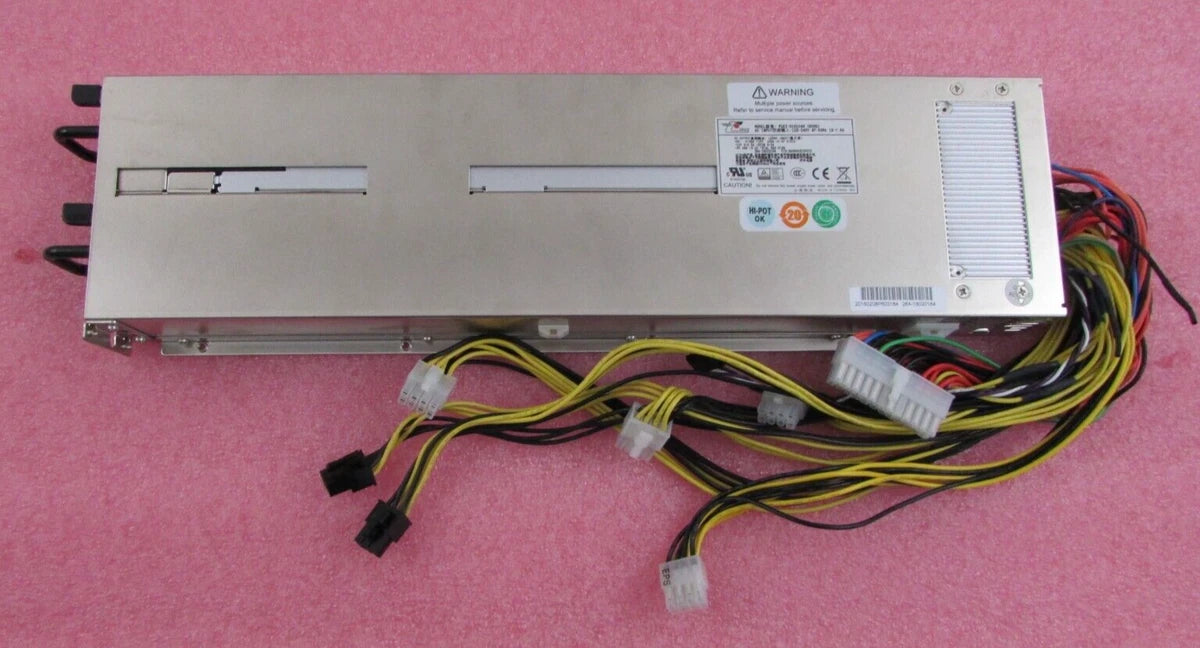 Zippy EMACS M1K2-5C01V4H 1200w 1U Redundant Server Power Supply w/ 2x Pwr Module