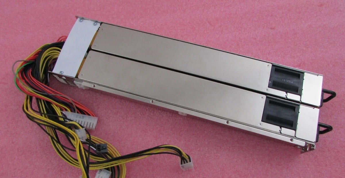Zippy EMACS M1K2-5C01V4H 1200w 1U Redundant Server Power Supply w/ 2x Pwr Module