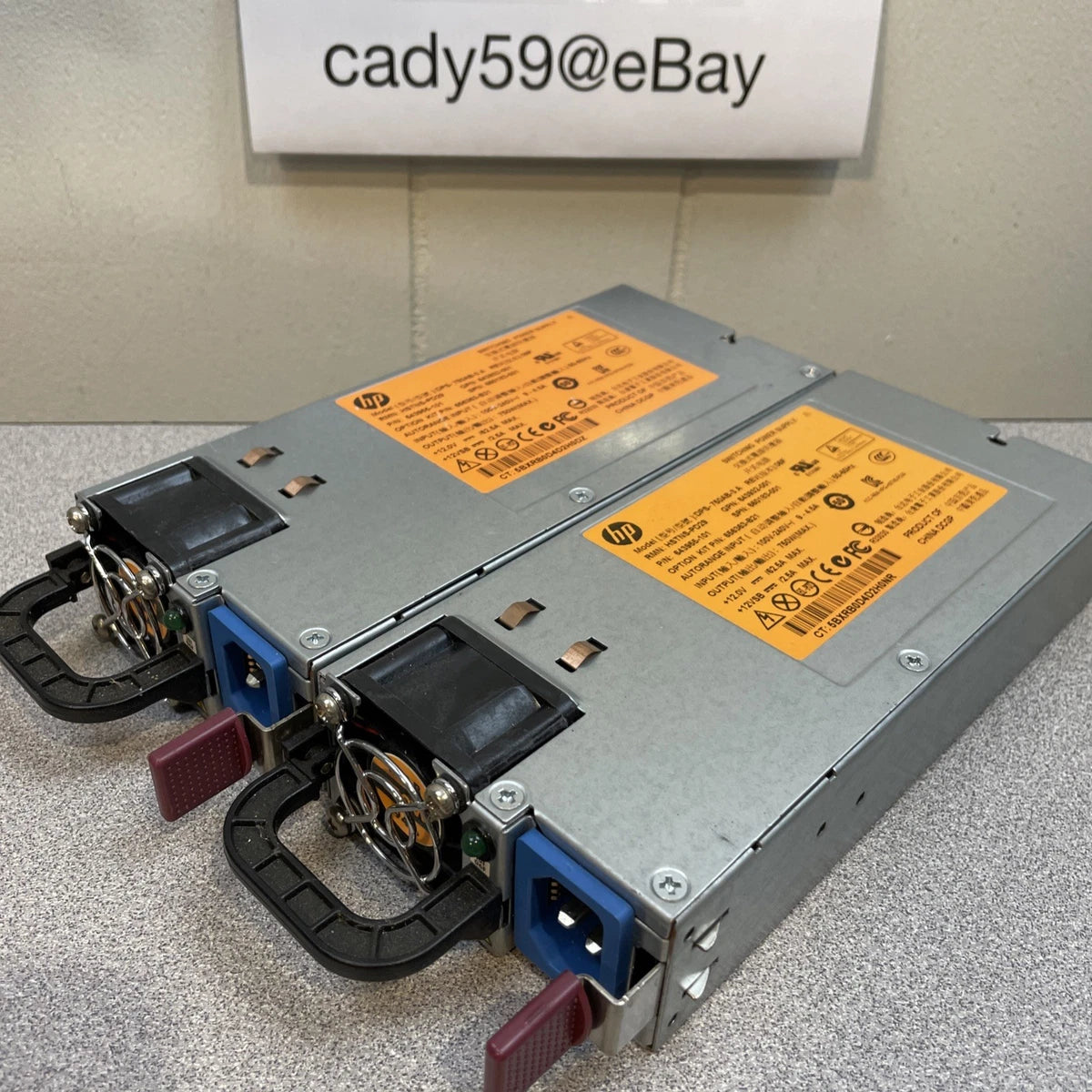 HP 643955-101 PSU DPS-750AB-3 643932-001 HSTNS-PD29 660183-001 LOT OF 2|336158485926