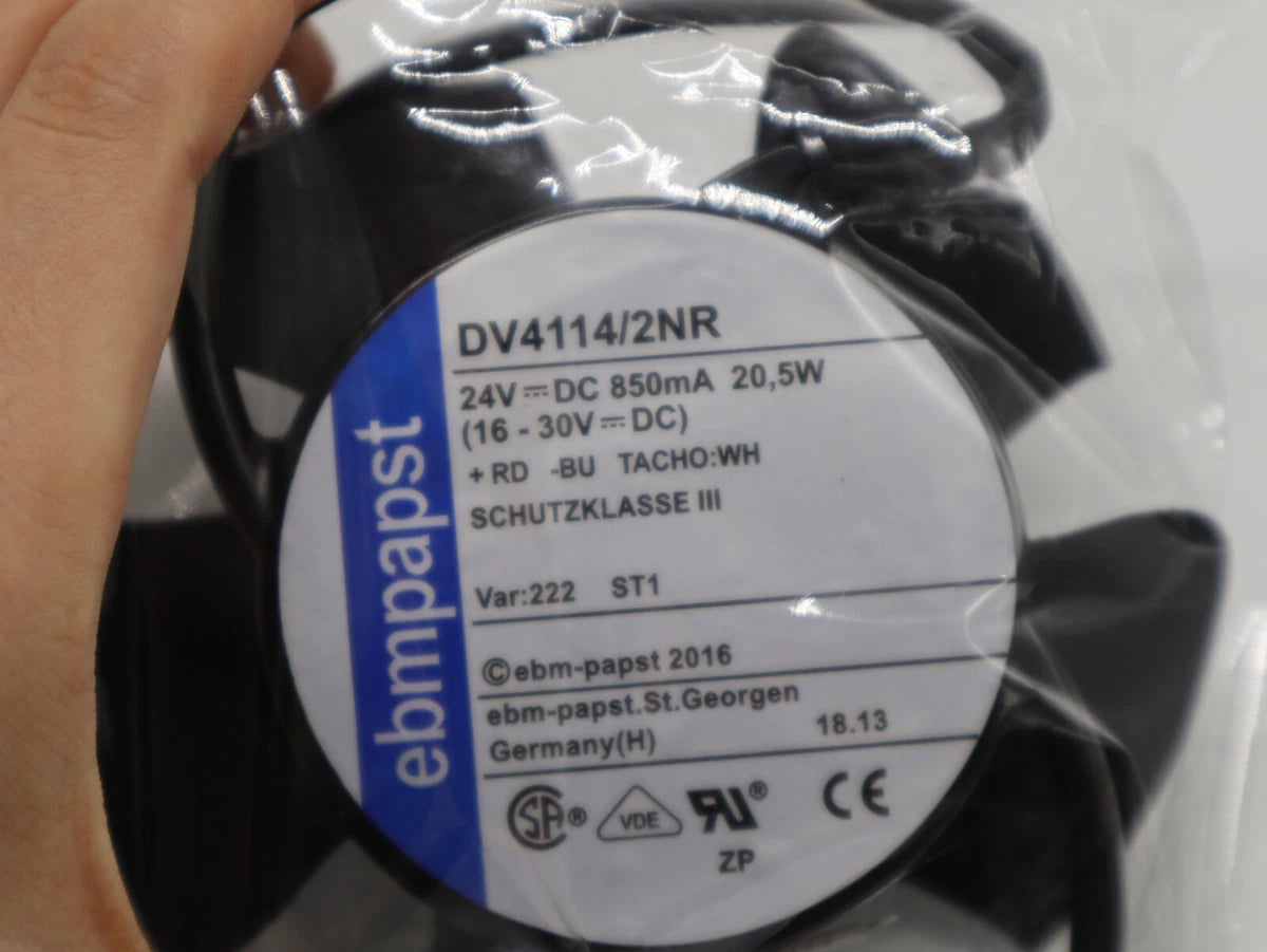 Ebmpapst Equipment Dedicated Cooling Fan DV4114/2NR 24V 850mA 20.5W 3pin|134104224415