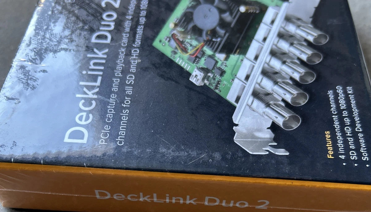 Blackmagic DeckLink Duo 2 PCIe Card - Connector View | Alo Tech Solutions