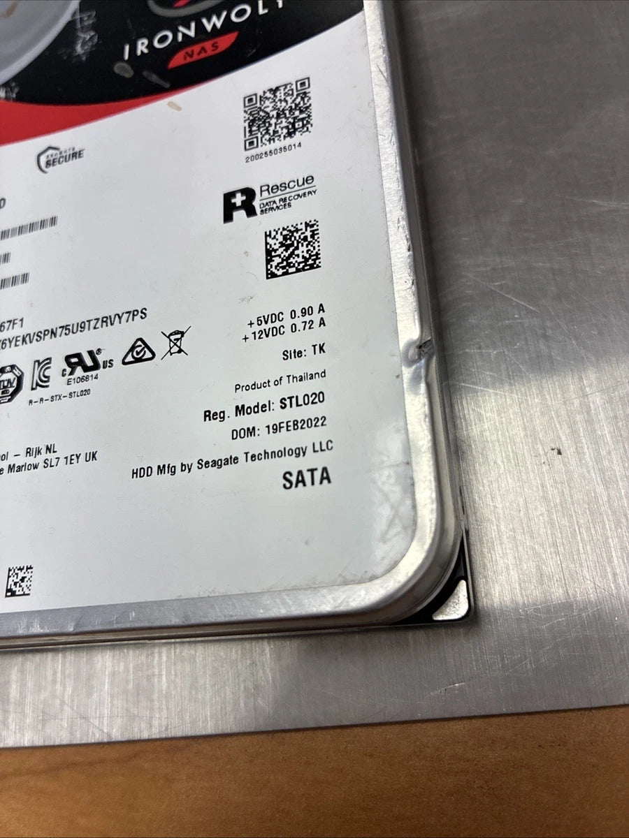 Seagate IronWolf Pro 18TB SATA 6Gb/s 3.5" NAS Hard Drive- ST18000NE000