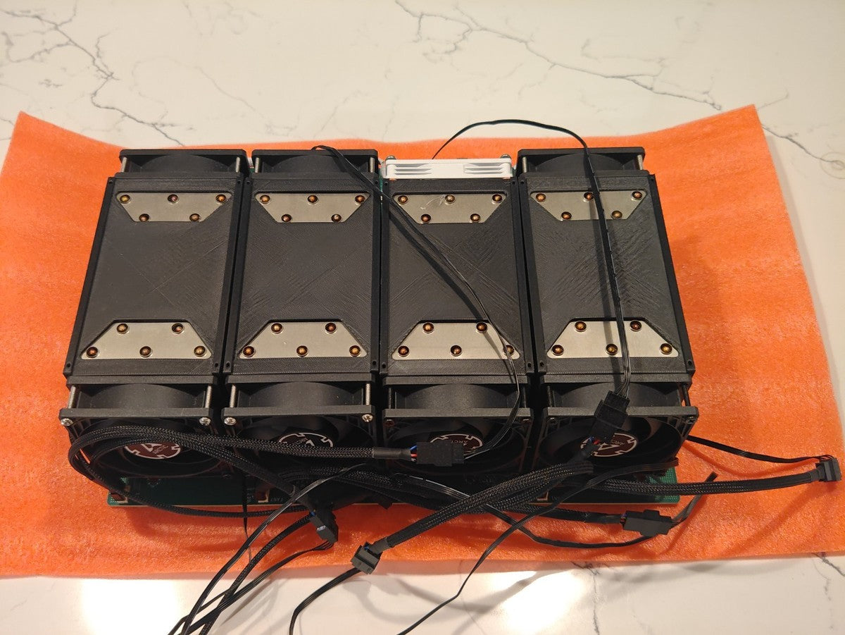 Custom 4x NVIDIA TESLA V100 16GB SXM2 to 2x PCIe x16 64G VRAM AI Compute Node|136792196630