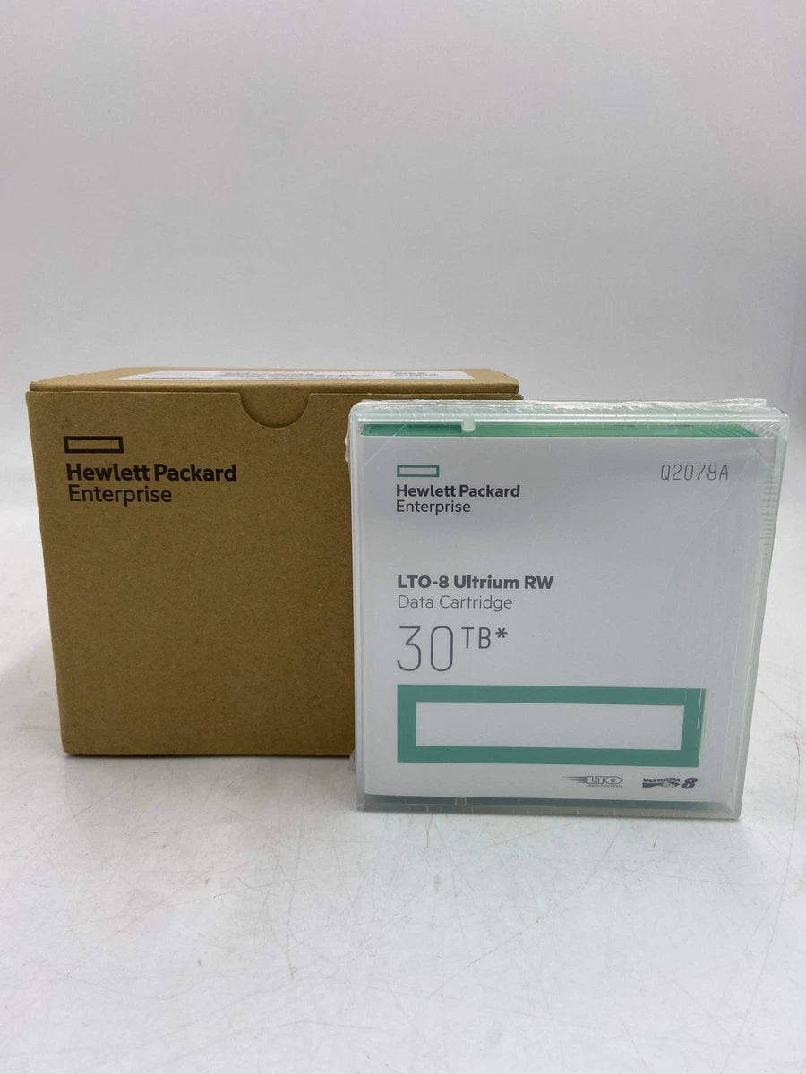 New Hewlett Packer LTO-8 Ultrium RW 30TB 4 Pack Backup Tape Data Cartridge Q2078
