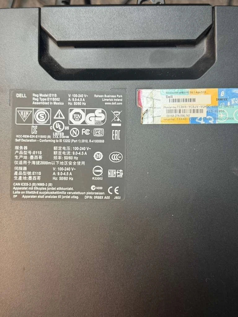 Dell PowerEdge T110 II Tower Server Xeon E3 8 GB RAM 4 TB Hard Disk Drive NO OS