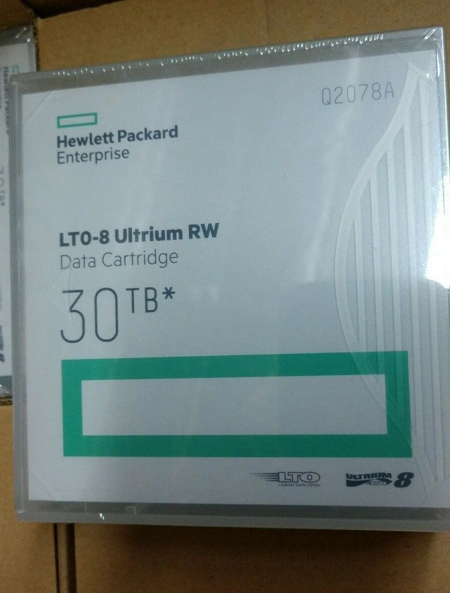 HPE LTO-8 Backup tape ( Non-Custom Labeled Pack of 20 Tapes - Q2078AN