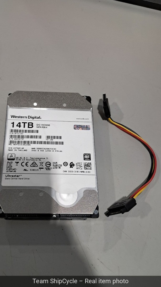 WD HC530 WUH721414ALE604 14TB SATA 6G 35 7200RPM Enterprise Hard Drive G2U|177644738686
