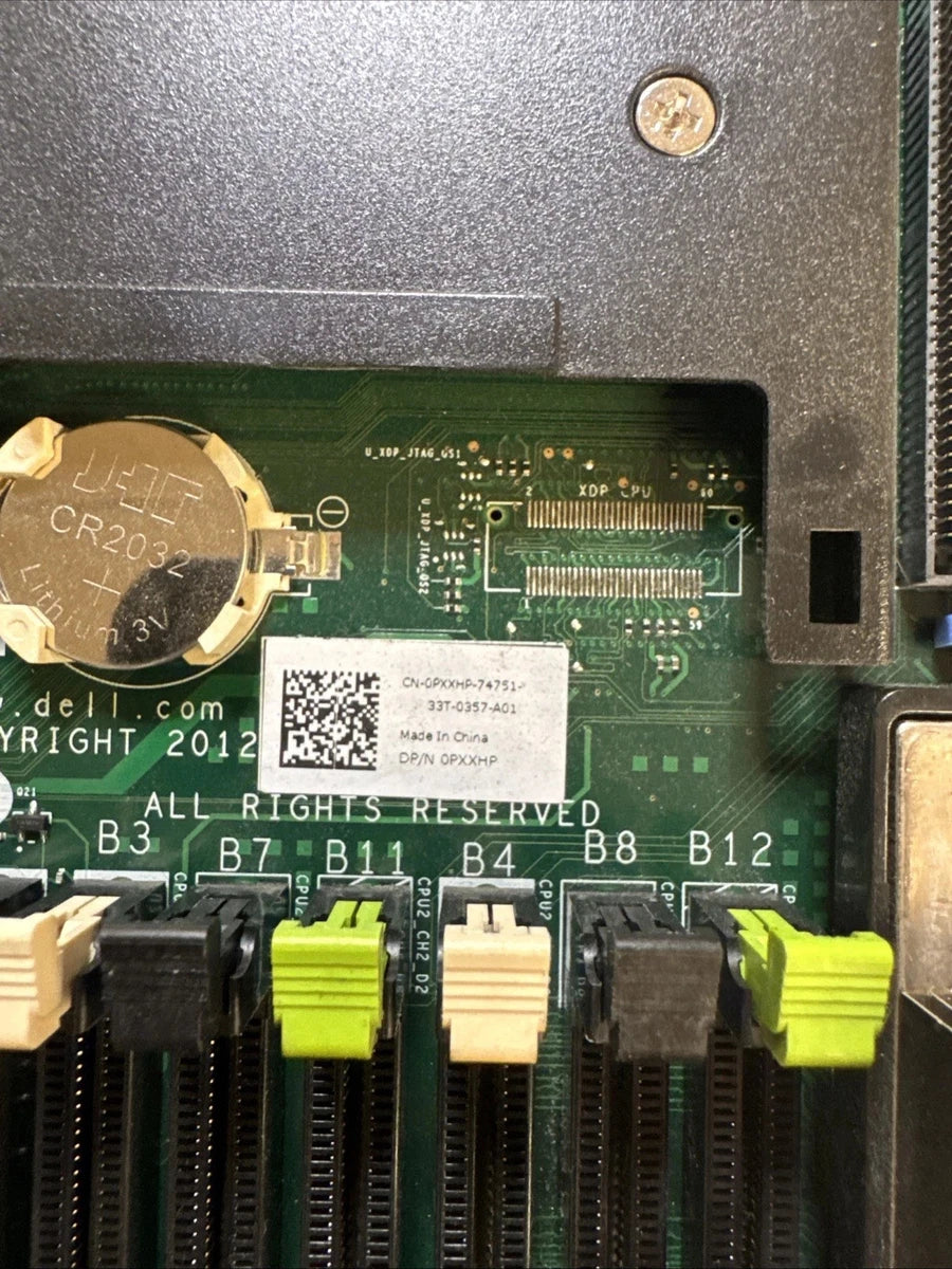 Dell PowerEdge R620 0PXXHP MOTHERBOARD with heatsinks/5CT6D/FM487|286828280086