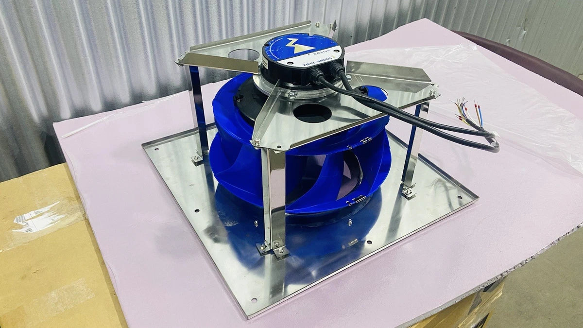 NEW Centrifugal Fan Ziehl-Abegg Var Speed PWM RH35V-6IK.BD.VR 110VAC, W/ Bracket