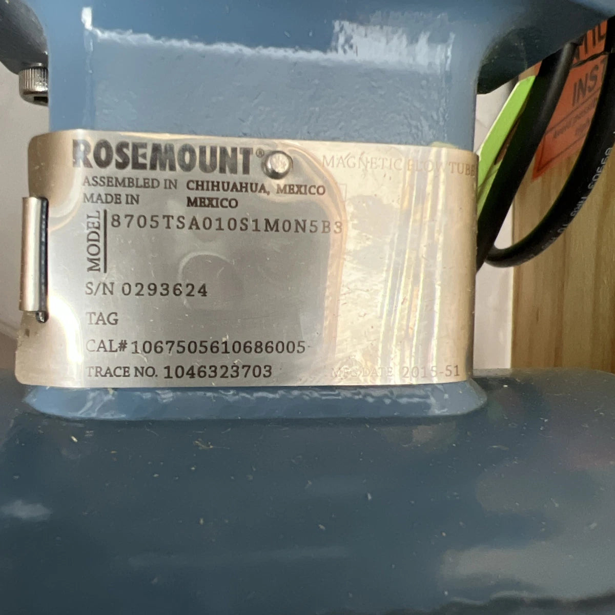 Rosemount 8705TSA010S1M0N5B3 Magnetic Flowmeter, 8732EMT1A1DA2M4