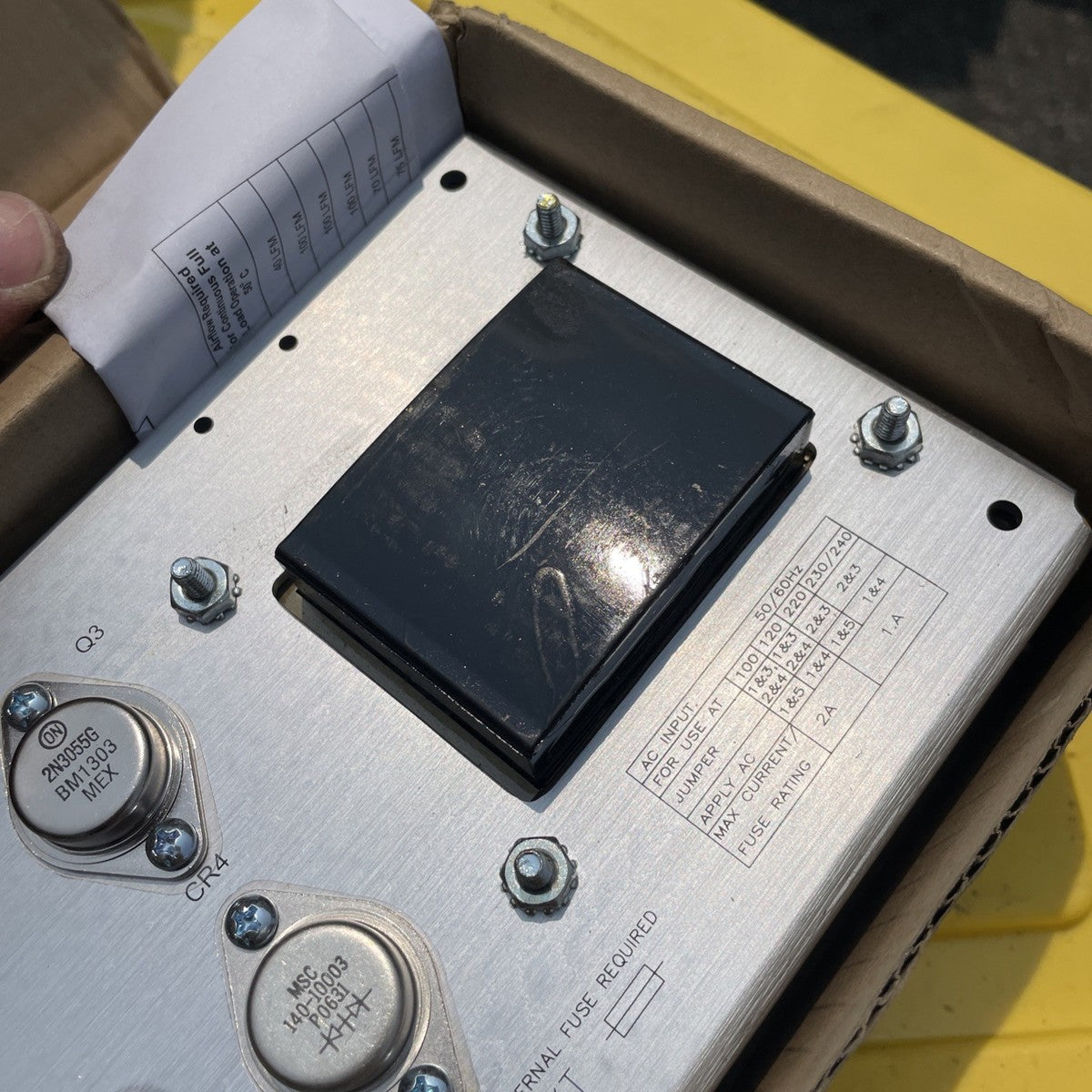 Power-One HD15-6-AG Open Frame Linear Power Supply 15VDC 6A