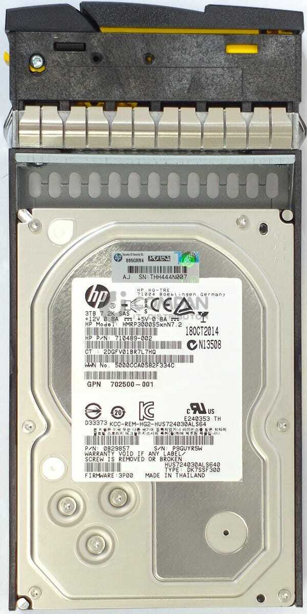 HP 743181-001 QR500A 697391-001 HP M6720 3 TB 6 G SAS 7,2 K LFF Disco Rígido HDD
