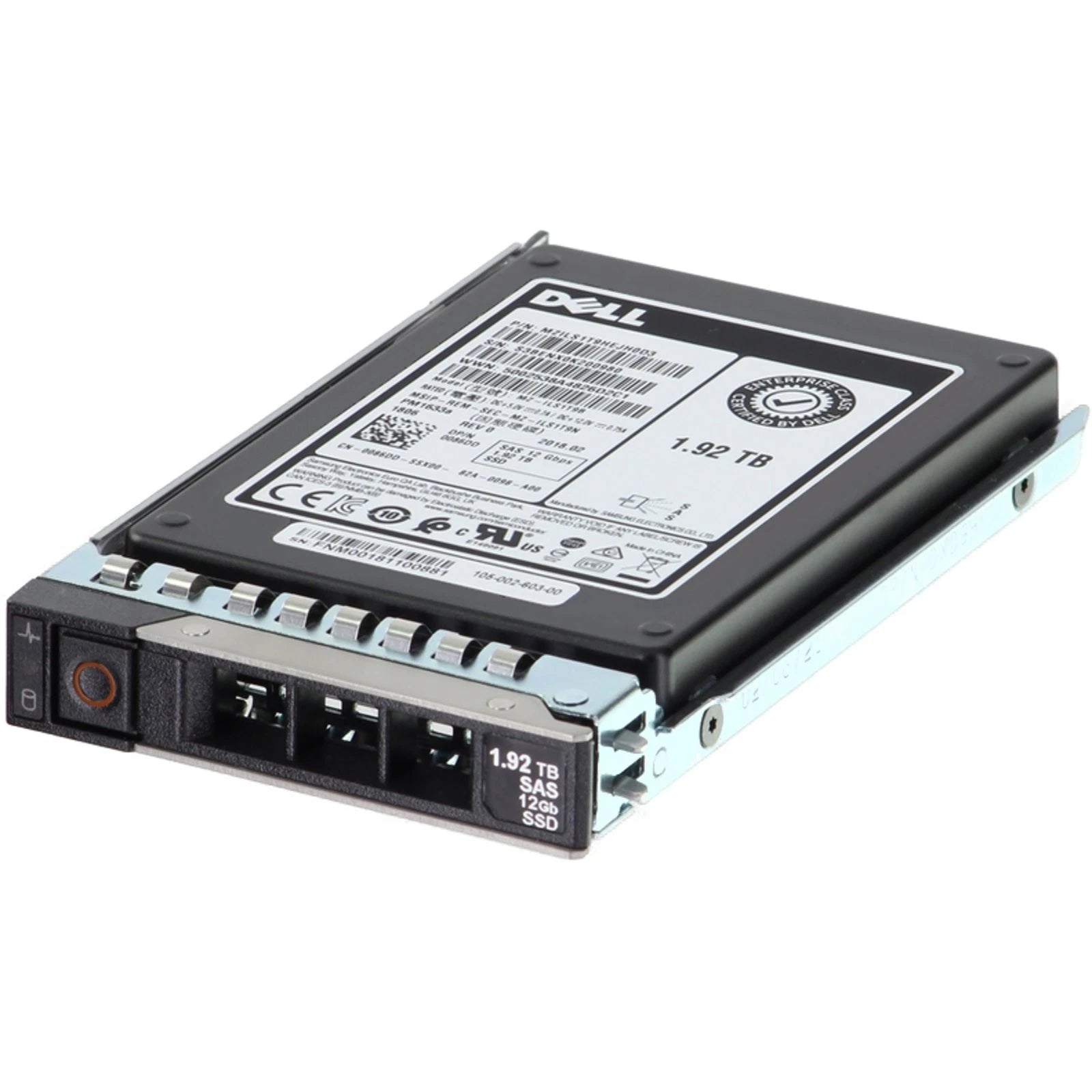 Dell 1.92TB 12Gbps SAS RI TLC 2.5 SSD PM1633a CPO (086DD -R