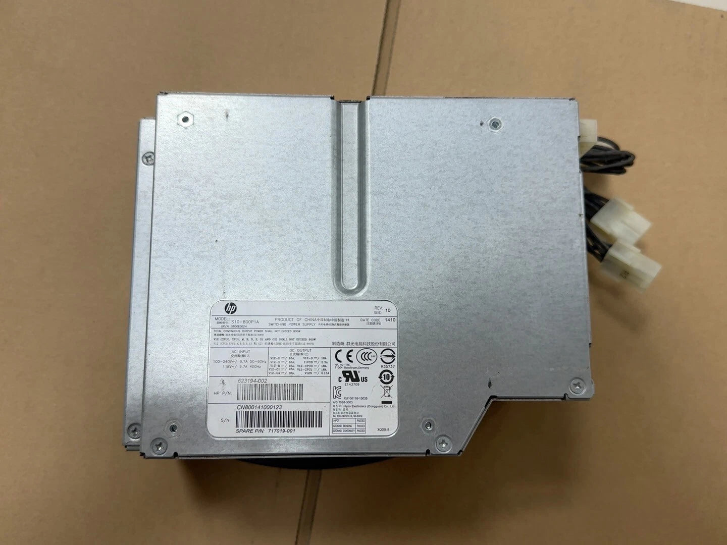 HP Z620 S10-800P1A 800w 623194-002 Power supply Tested|156810225031