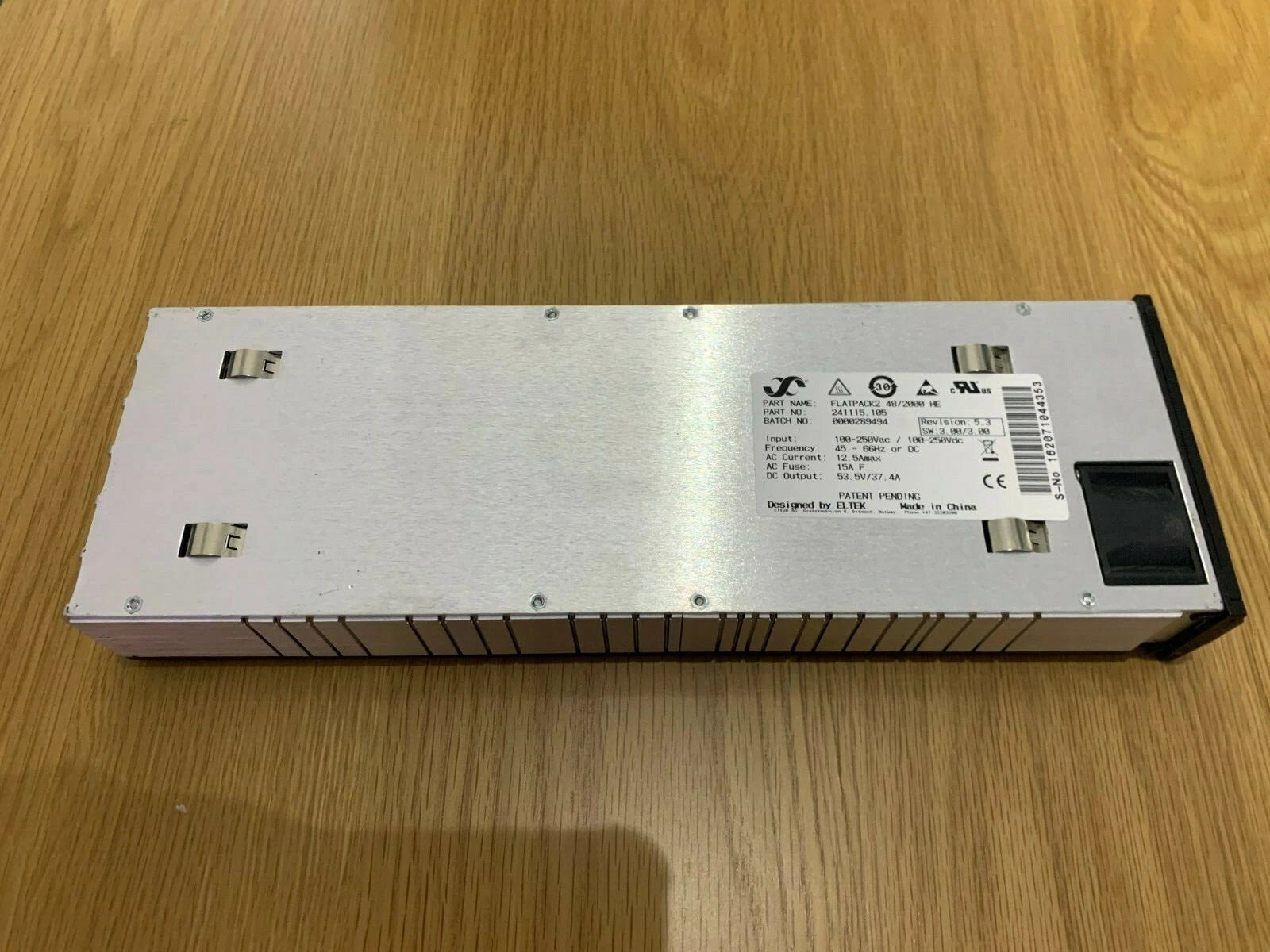 Eltek flatpack2 48V/2000W Rectifier Module - FREE SHIPPING|304312981832