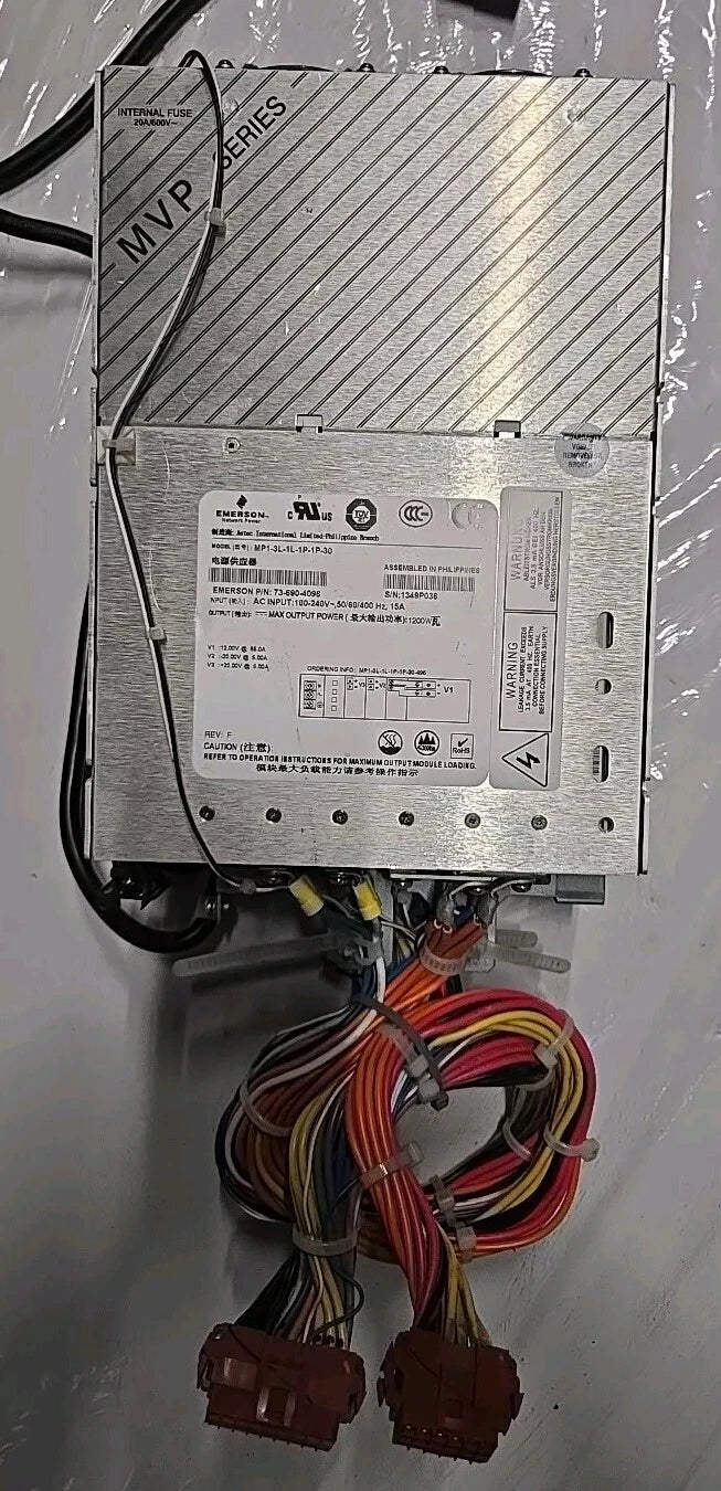 2x Emerson MVP SERIES MP1-3L-1L-1P-1P-30 ASTEC PSE2-230-H-072 P/N 73-690-4096|156611217486