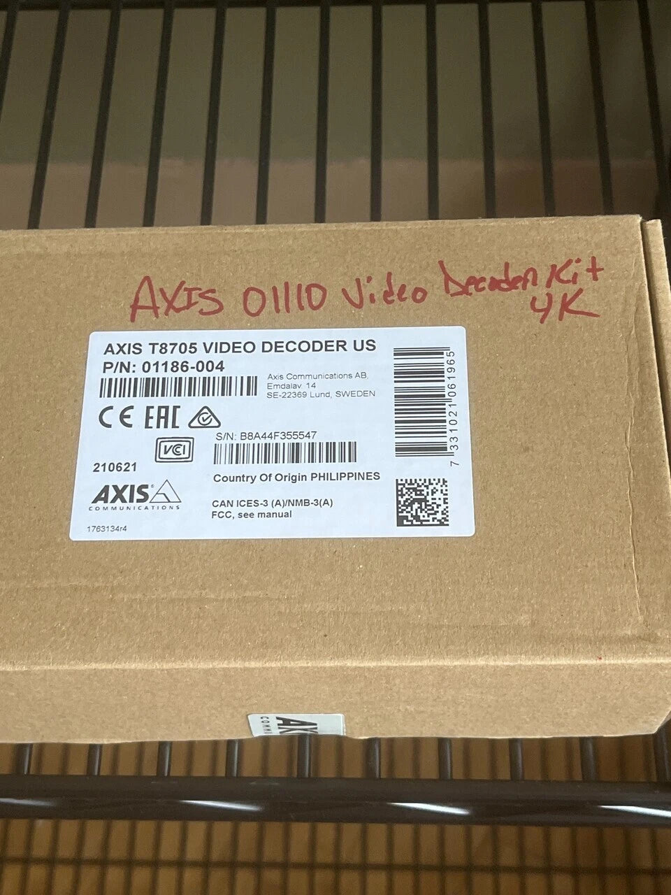 AXIS T8705 Video Decoder (01186-004)|157179714987