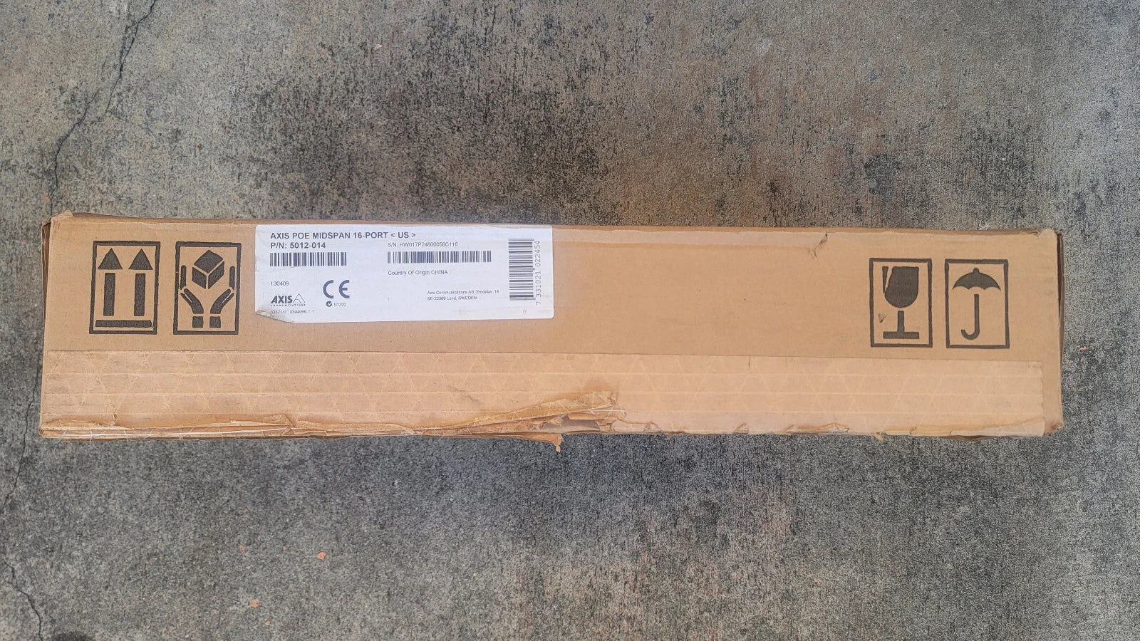 AXIS POE MIDSPAN 16-PORT 5012-014 - FREE SHIPPING|277168080942