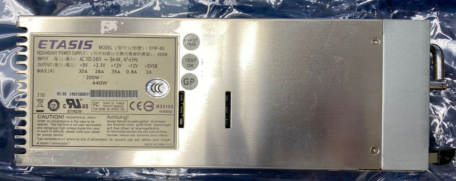 Etasis EFRP-463 460W Power Supply Module PSU|224727377537