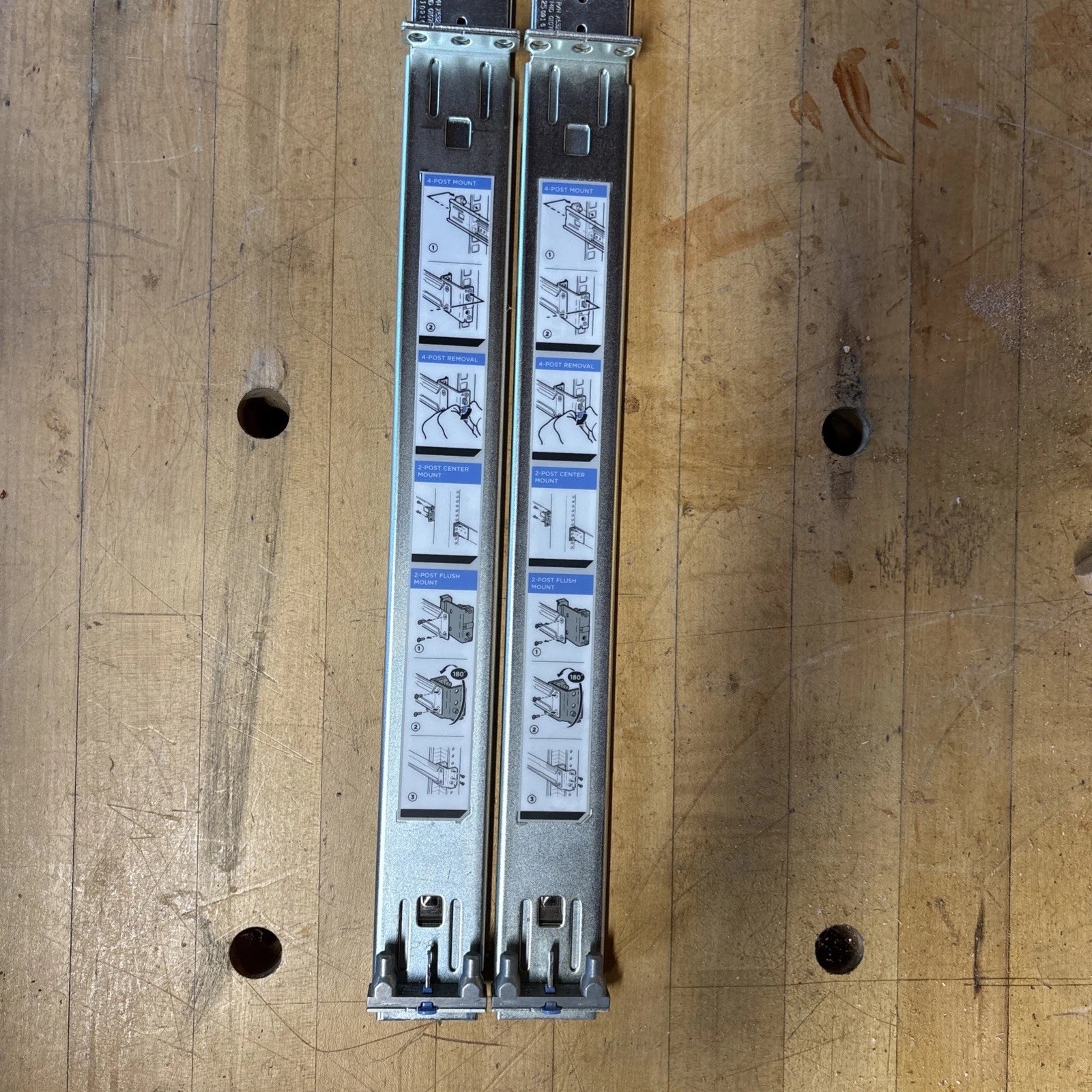 Dell Poweredge R320 R330 R430 R620 R630 R640 1U Ready Rails Sliding Rail Kit|226986082624