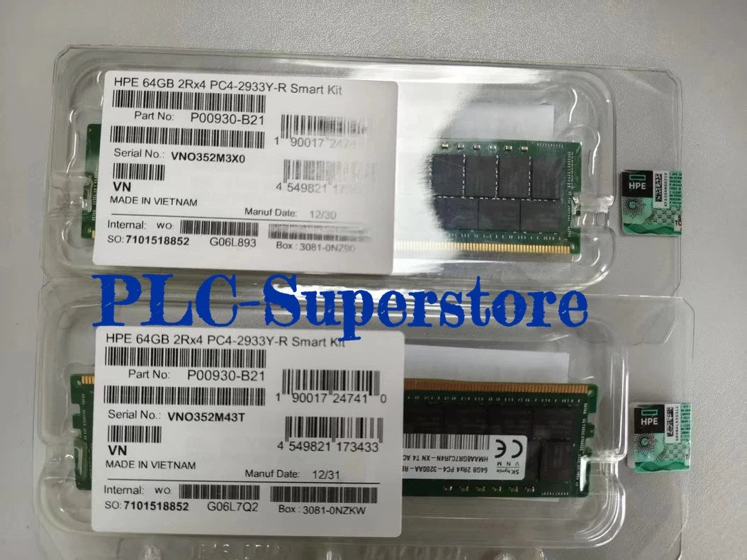 Brand New In Box HP P00930-b21 64GB 2RX4 2933MHz Expedited Shipping