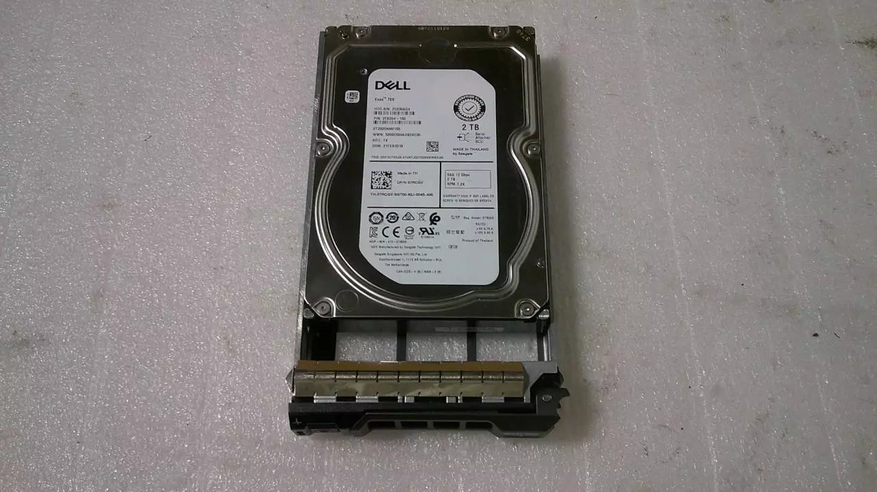 Dell ST2000NM0155 2 TB 2000 GB 3,5" SAS Unidade de servidor interna HDD 07RCGV