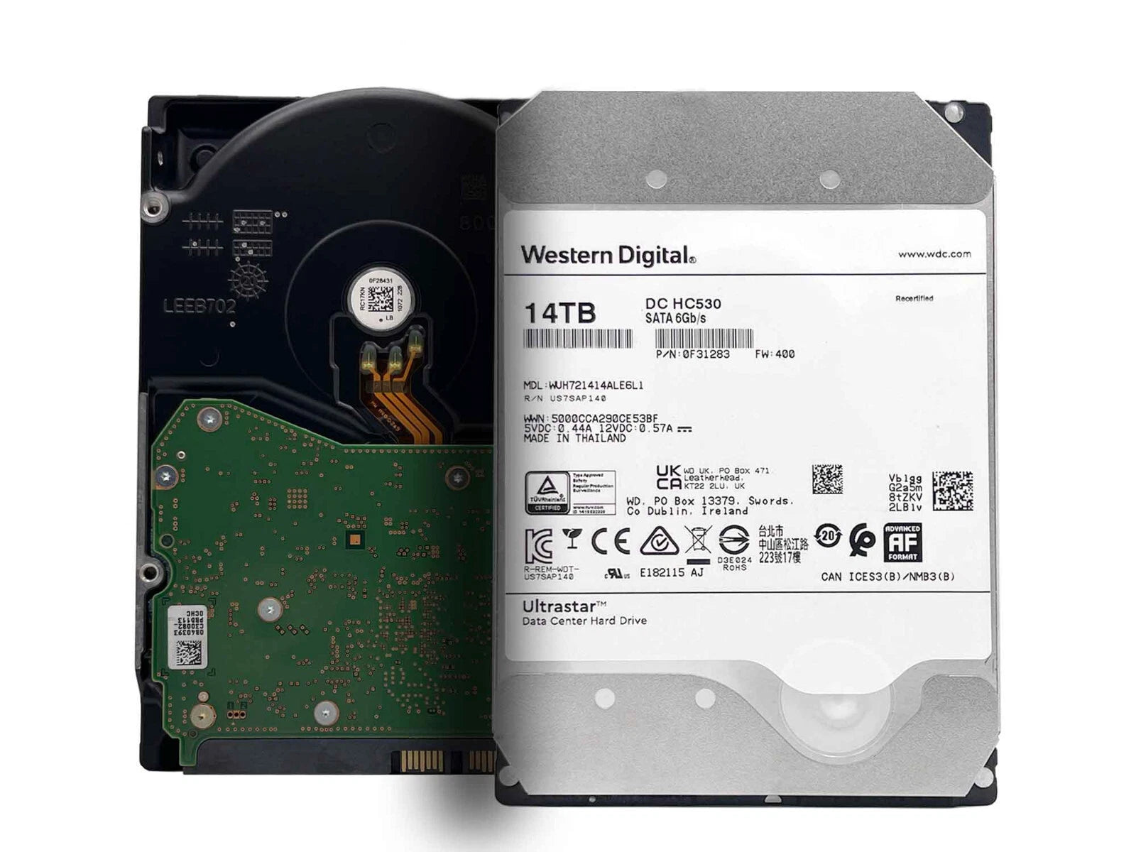 WD Ultrastar DC HC530 14TB SATA 6G 3.5" 7200RPM Enterprise HDD -WUH721414ALE6L1|167406192967