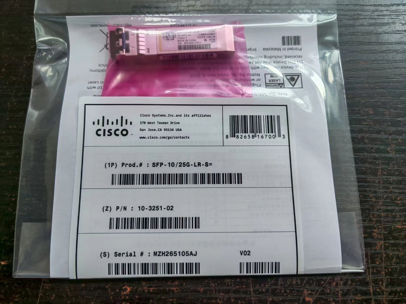 1PC CISCO SFP-10/25G-LR-S switch module|317285651550