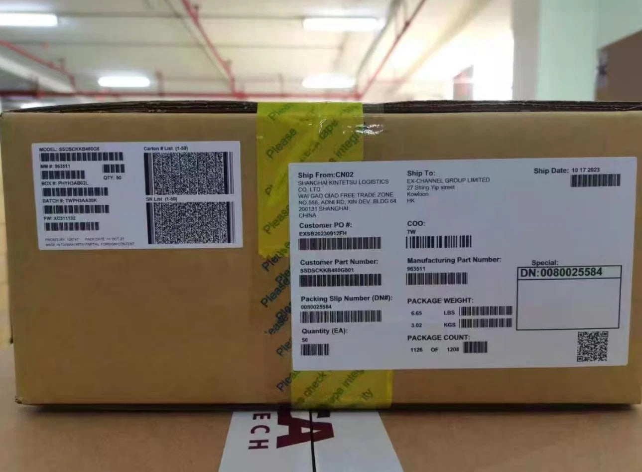 Intel S4510 480GB M.2 2280 SATA 6Gbps Internal SSD Drive