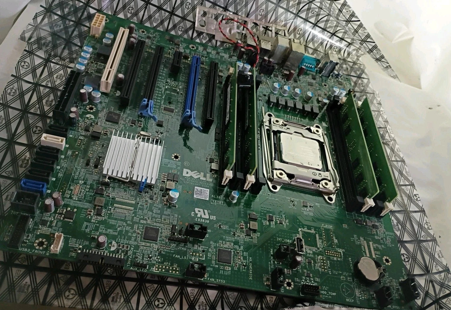 Dell Precision T5810 YRTRT 0HHV7N Motherboard Xeon E5-1650 v3 + 16GB DDR4 RAM|227109524092