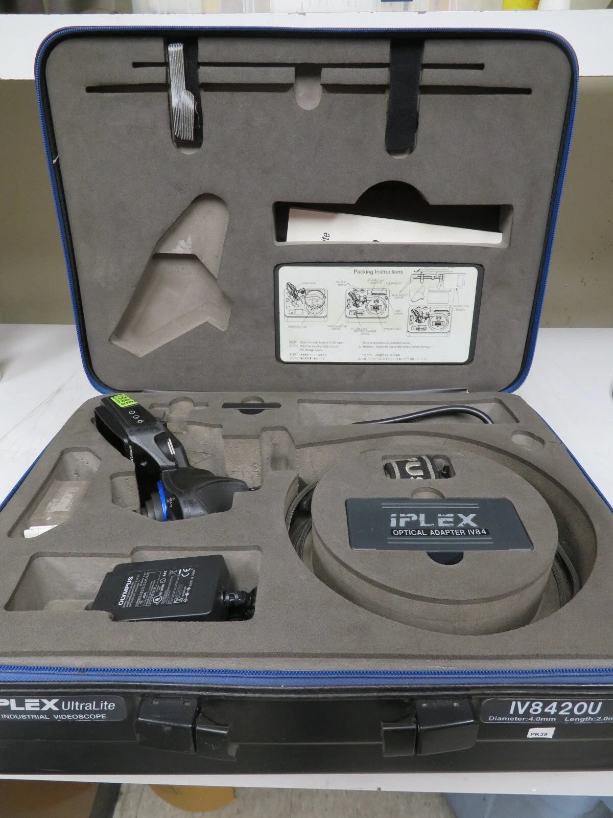 Olympus IPLEX UltraLite IV842OU 4mm Industrial VideoScope Borescope PK39