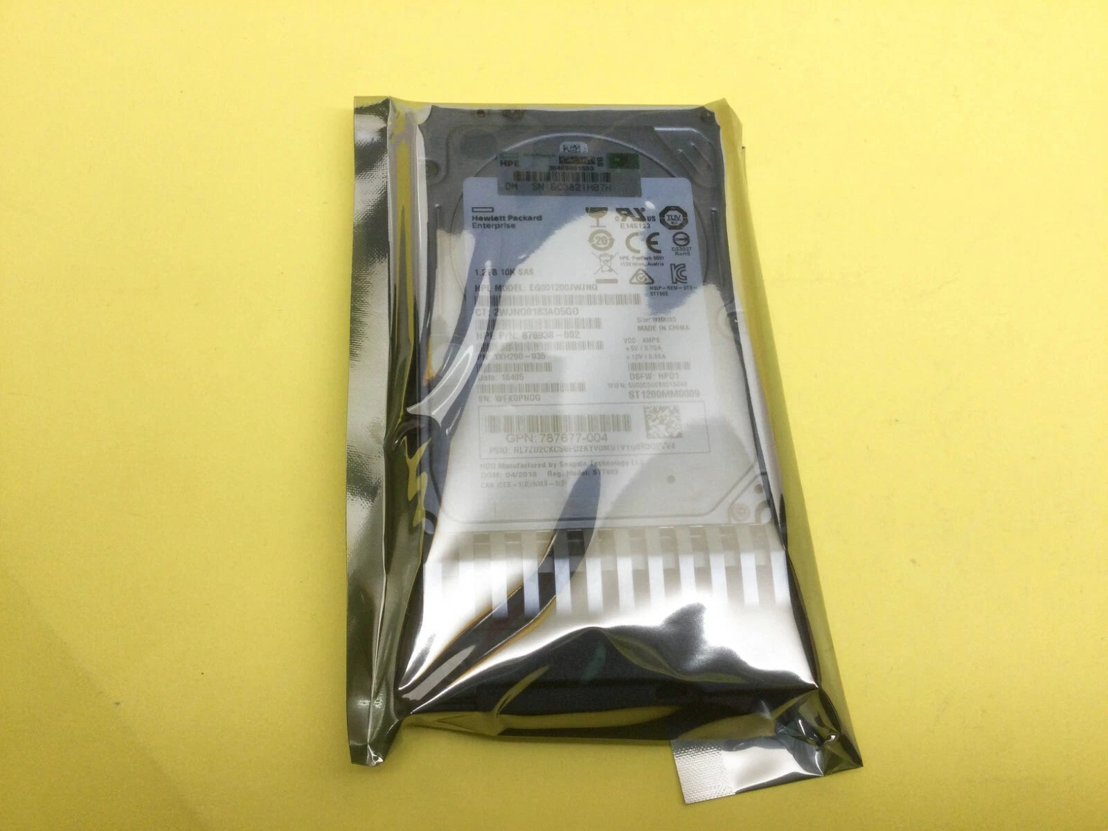 J9F48A HP MSA 1.2TB 12G SAS 10K SFF 2.5" DP ENT HDD 787648-001 New|286245010061