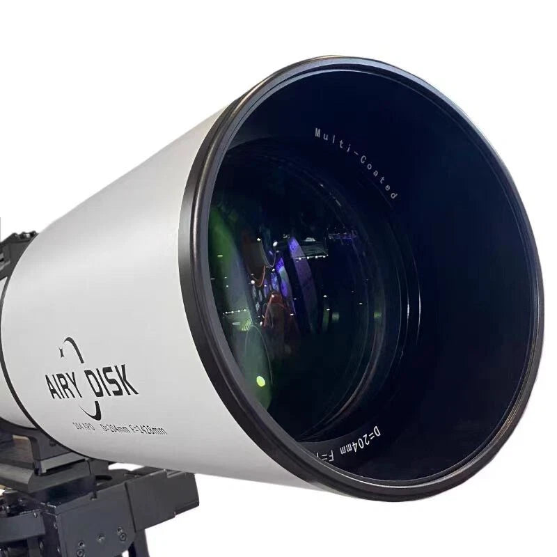 204 APO Triplet Air spaced Apochromatic Large Caliber High power HD telescope