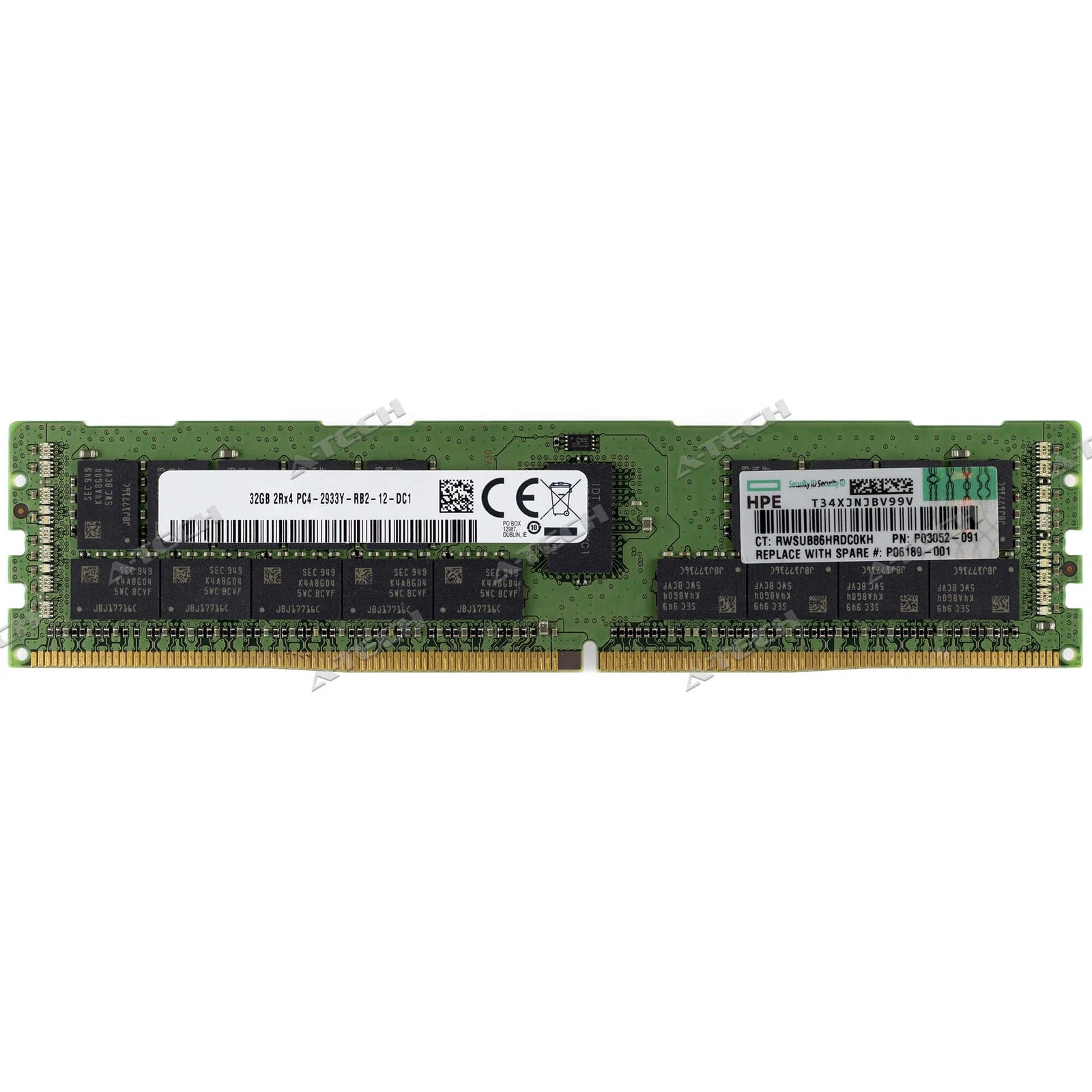 HP 32GB DDR4 RDIMM P00924-B21 P06189-001 P03052-091 P18450-B21 Server Memory RAM|226020647075