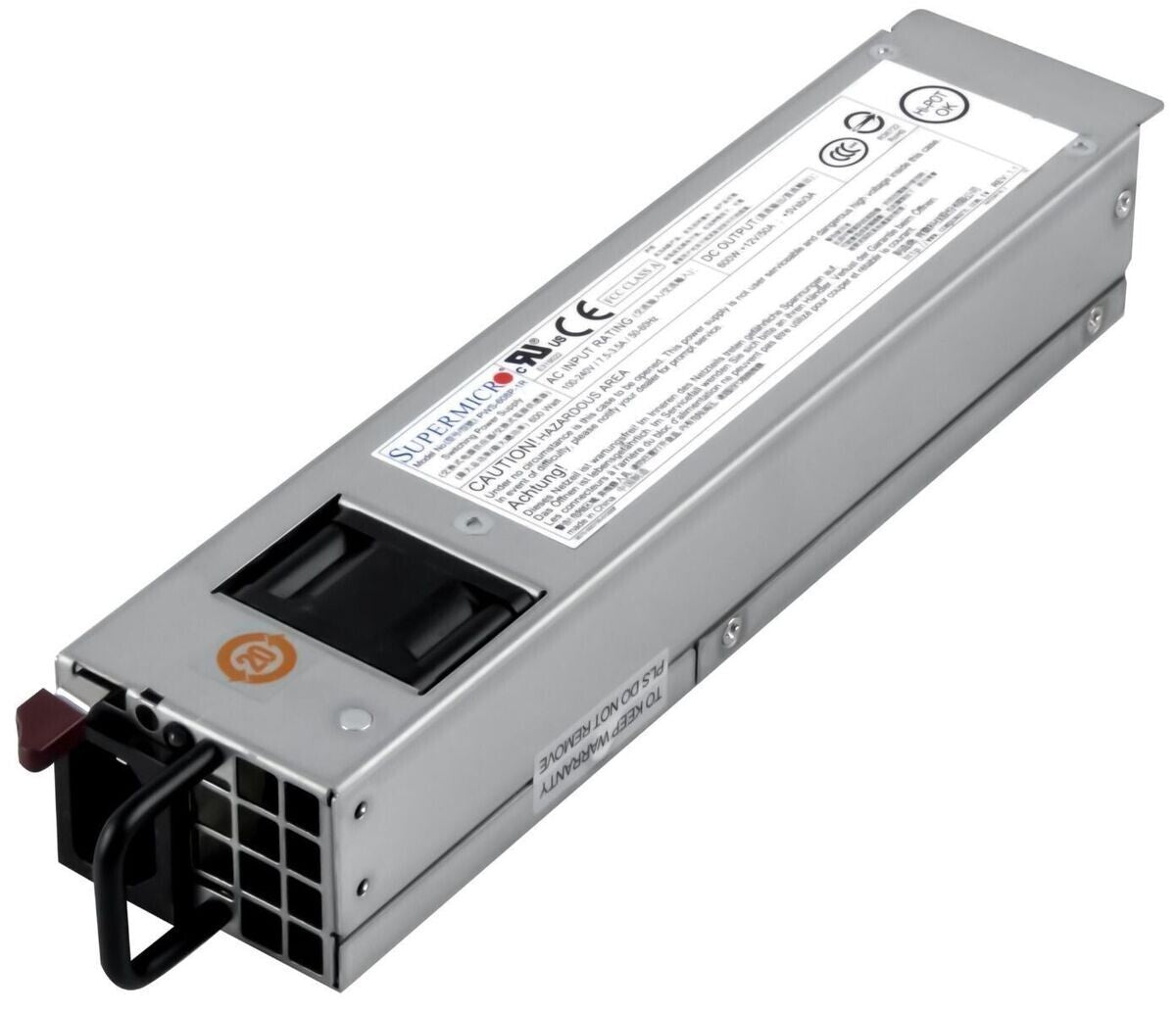 Supermicro PWS-608P-1R 600W Power Supply, NEW, IN STOCK, 5 Year Warranty