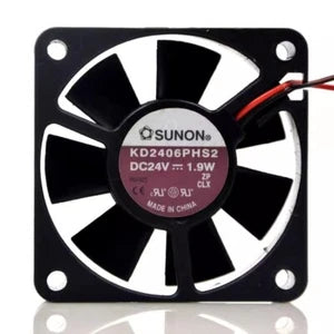 SUNON KD2406PHS2 DC24V 60x15mm Dual Ball Bearing Inverter Cooling Fan
