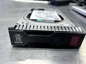 HP 2TB SAS 3.5-inch 7.2K RPM Enterprise Server Hard Drive with Caddy