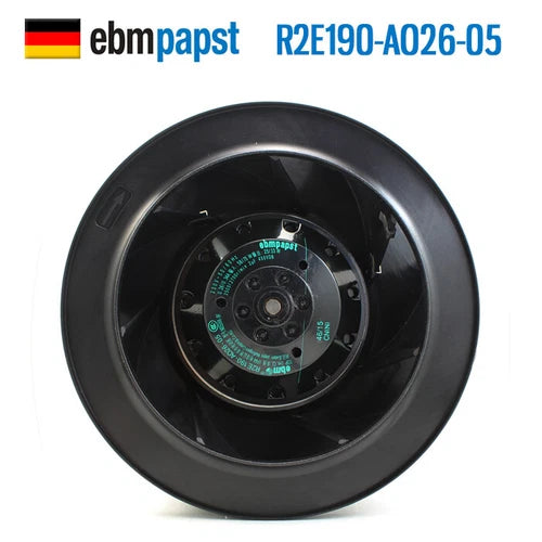 ebm-papst R2E190-AO26-05 Centrifugal Cooling Fan 230V for CNC Automation