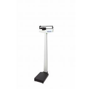 Health O Meter Professional HMP 400KLWH 390 lbs Capacity Mechanical Beam Scale with Fixed Poise Bar & Wheels