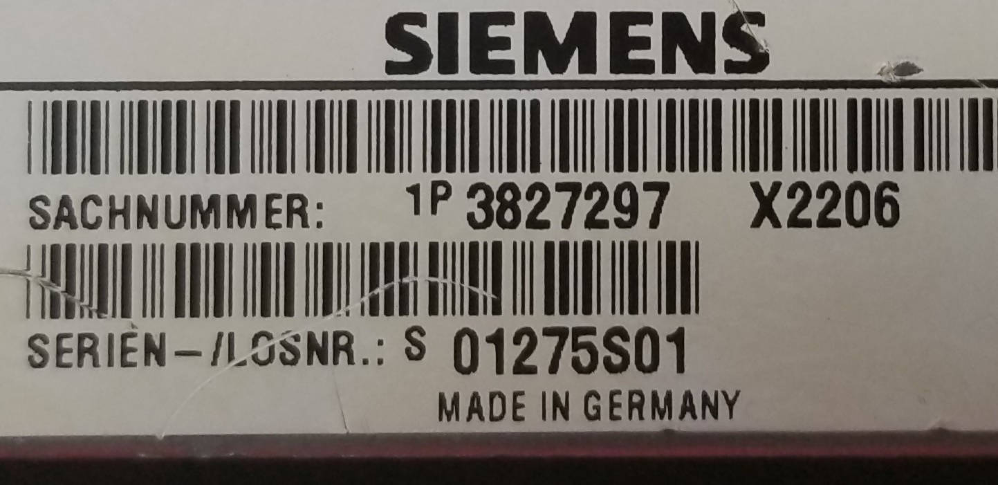 Siemens D292 ASSY KK Interface (PN #3827297