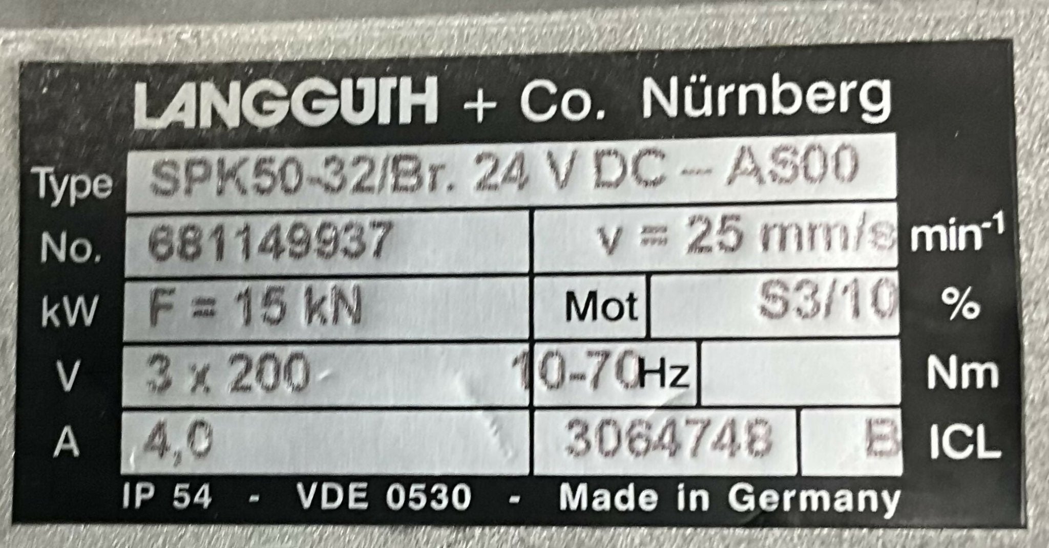 SPINDLE DRIVE 24V DC-AS00 (3064748/3064748 PHILIPS