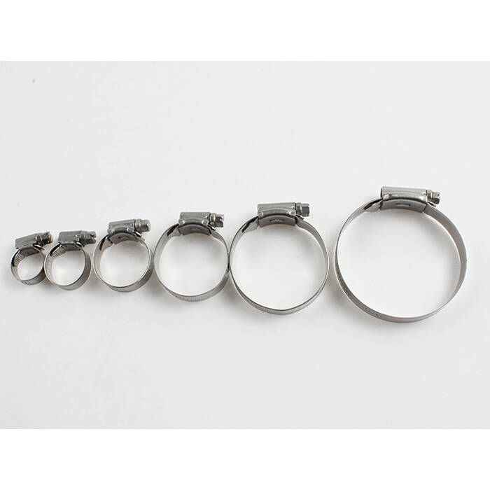 Scandvik 13632 ABA SS Hose Clamps, #12, 10 Pack