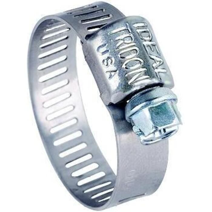Seachoice 50-23357 Stainless-Steel Mini Hose Clamps, 5/16" Band, Size #10, 10/Bx