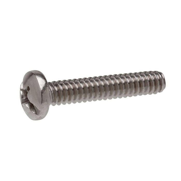 Seachoice MP0824SC Stainless Steel Phillips Machine Screw Pan Head