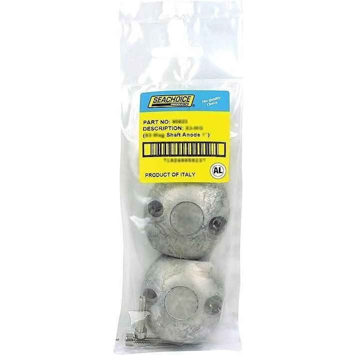 Seachoice 95634 Streamlined Shaft Anode w/Allen Screw, Aluminum, Model X8, Size 1-3/4"