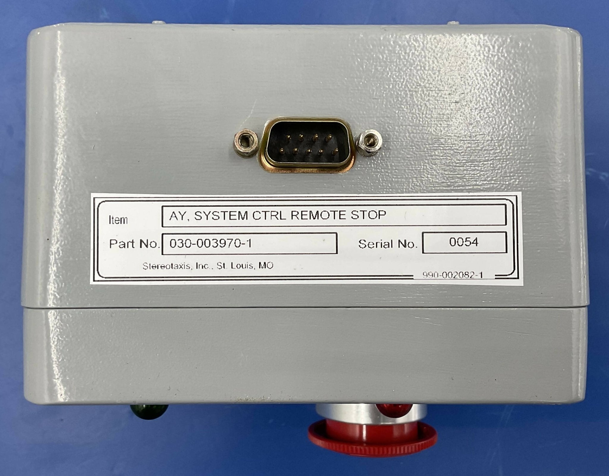 SYSTEM CTRL REMOTE STOP (030-003970-1 SIEMENS
