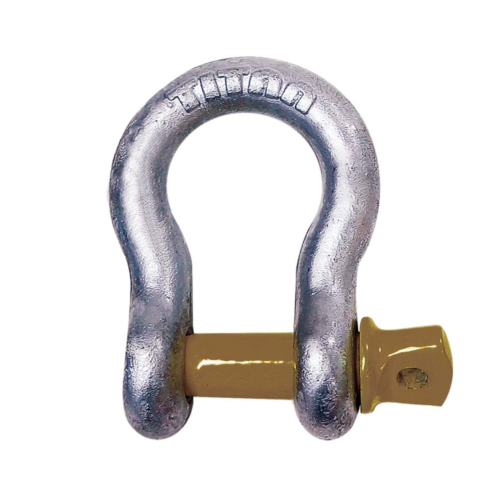 Titan Chain 10319055 Hot Galvanized Bow Shackle, 5/8"