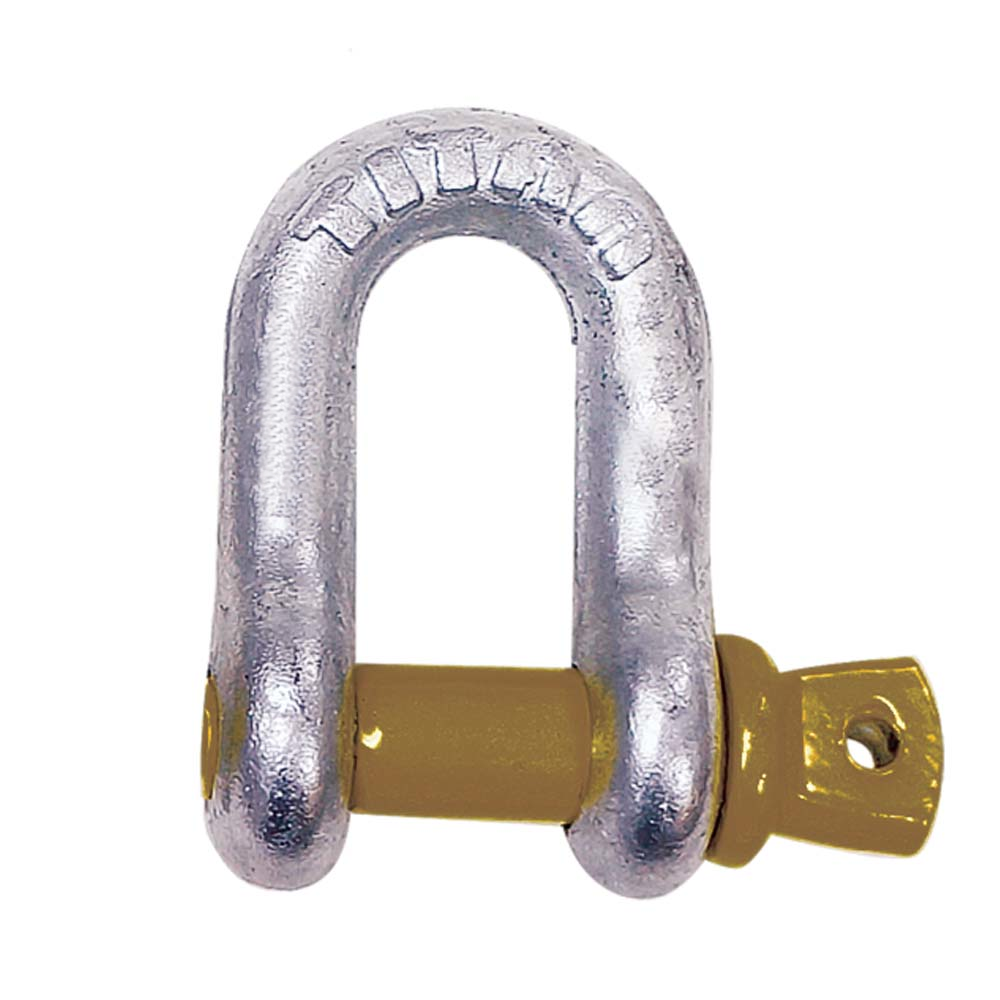 Titan Chain 10319067 Hot Galvanized D Shackle, 5/8"