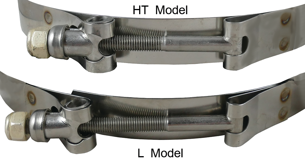 Trident Marine 720-4120L Trident SS T-Bolt Hose Clamps, 4-1/2"